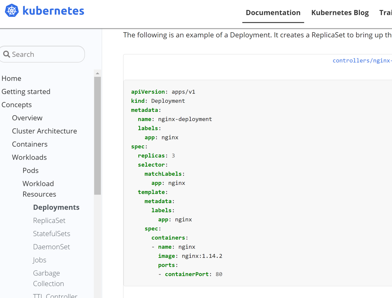 Yaml File Example Kubernetes